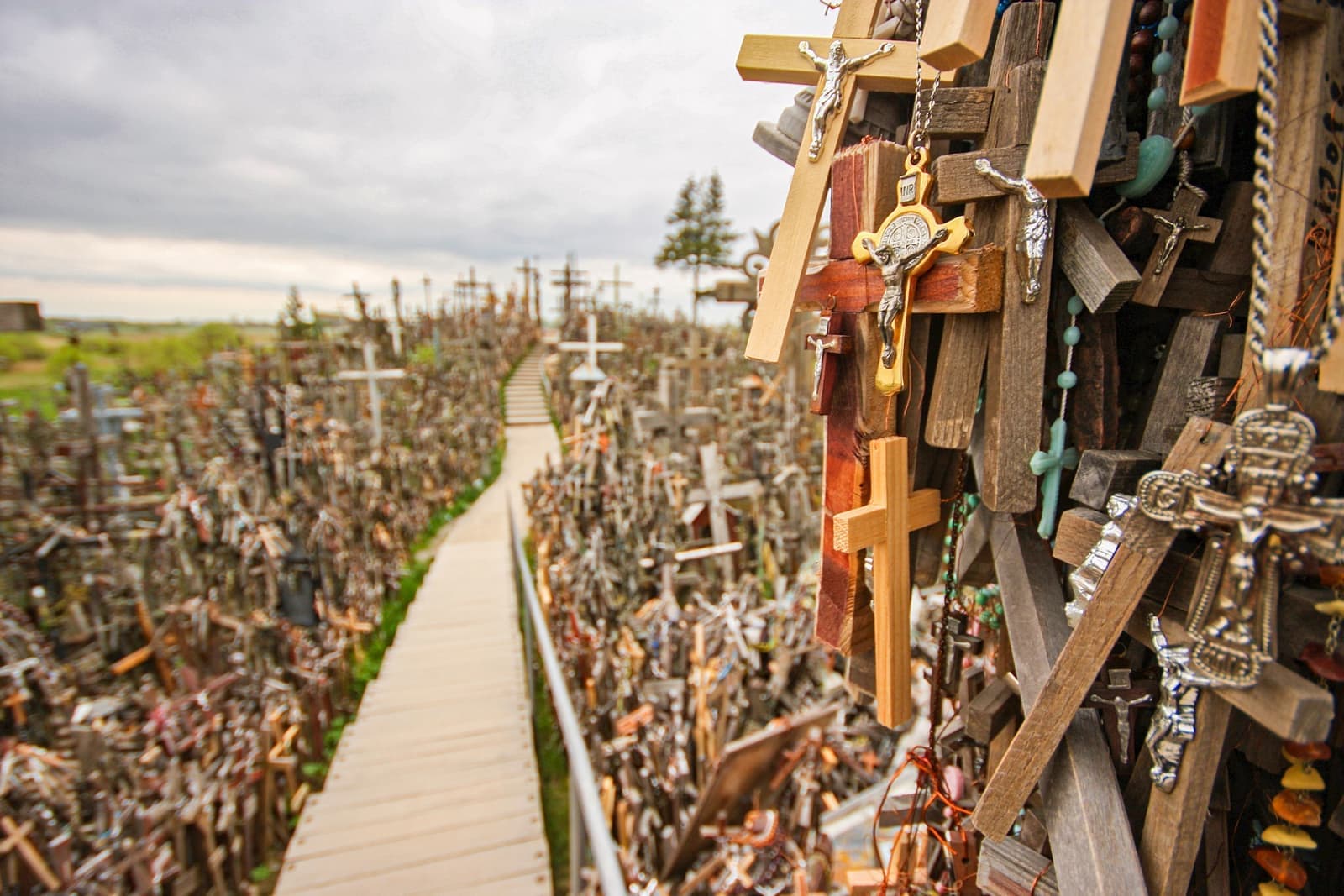 The Hill of Crosses in Jurgaiciai, Lithuania