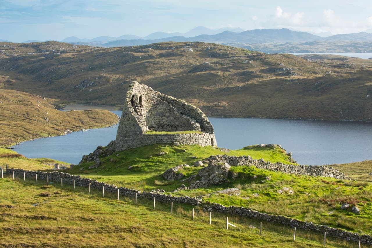 Dun Carloway broch on the Isle of Lewis