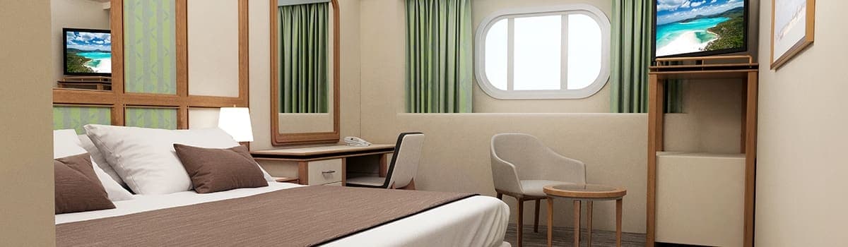 Ocean View stateroom, Carnival Adventure