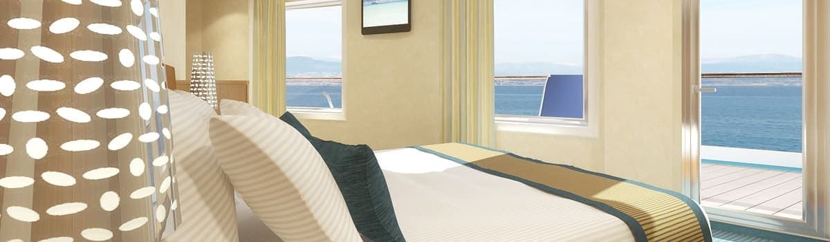 Premium Vista Balcony stateroom, Carnival Breeze