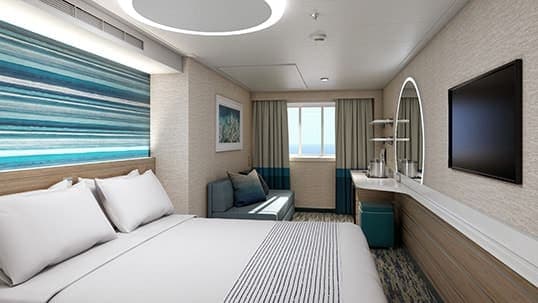 Ocean View stateroom, Carnival Celebration