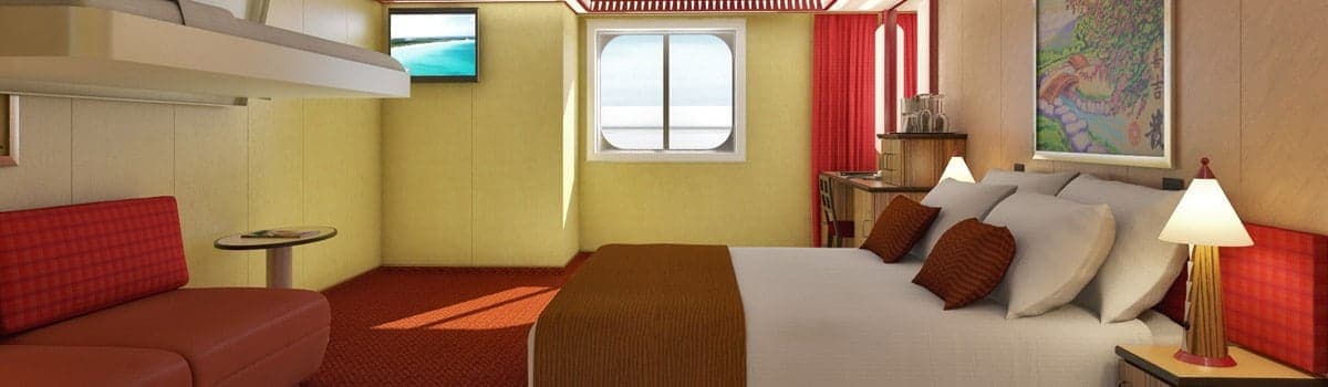 Cloud 9 Spa Ocean View (Walkway View) stateroom, Carnival Dream