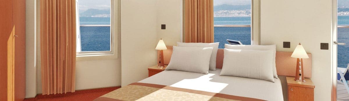 Premium Vista Balcony stateroom, Carnival Glory