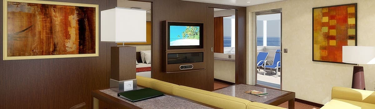 Captain's Suite stateroom, Carnival Liberty