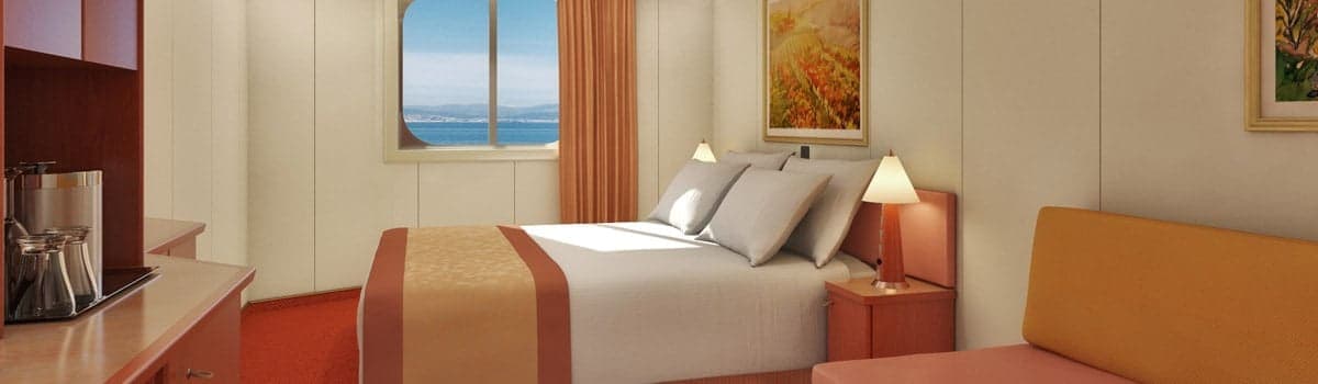 Ocean View stateroom, Carnival Liberty