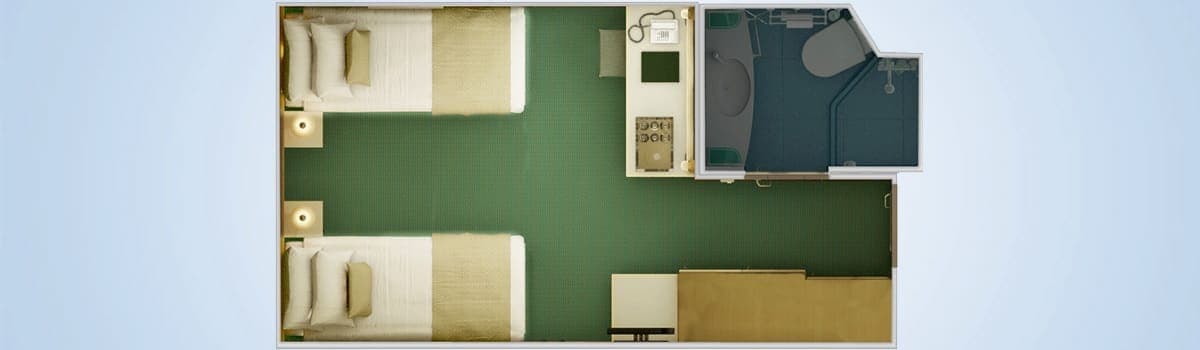 Cloud 9 Spa Interior floor plan, Carnival Magic