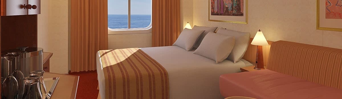 Ocean View stateroom, Carnival Spirit