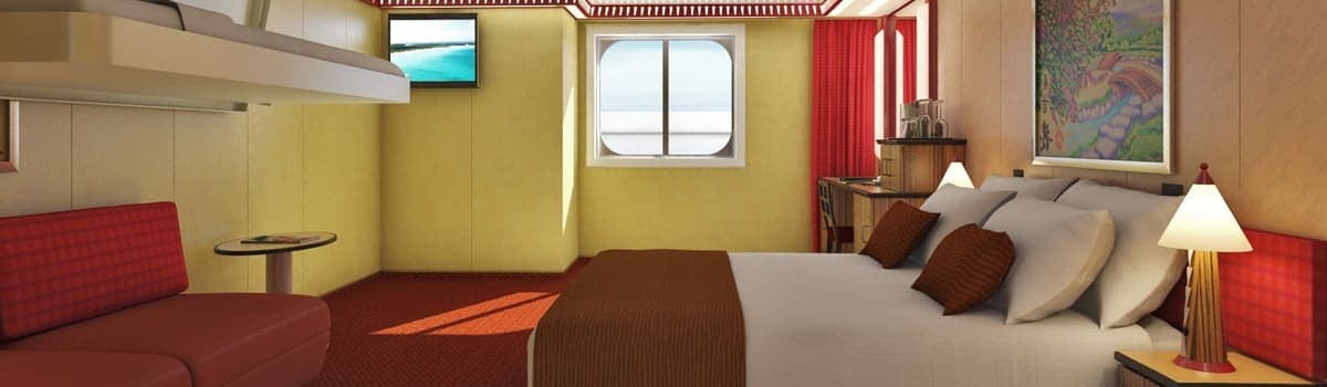 Cloud 9 Spa Ocean View (Walkway View) stateroom, Carnival Splendor