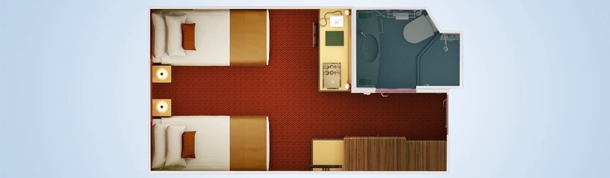 Cloud 9 Spa Interior floor plan, Carnival Splendor