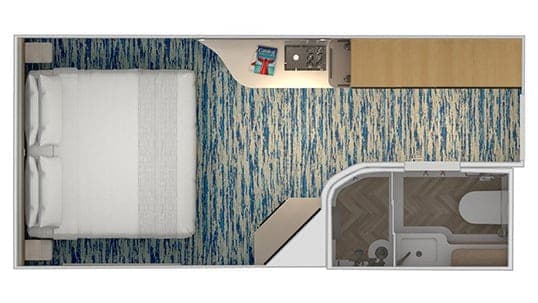 Interior floor plan, Carnival Tropicale