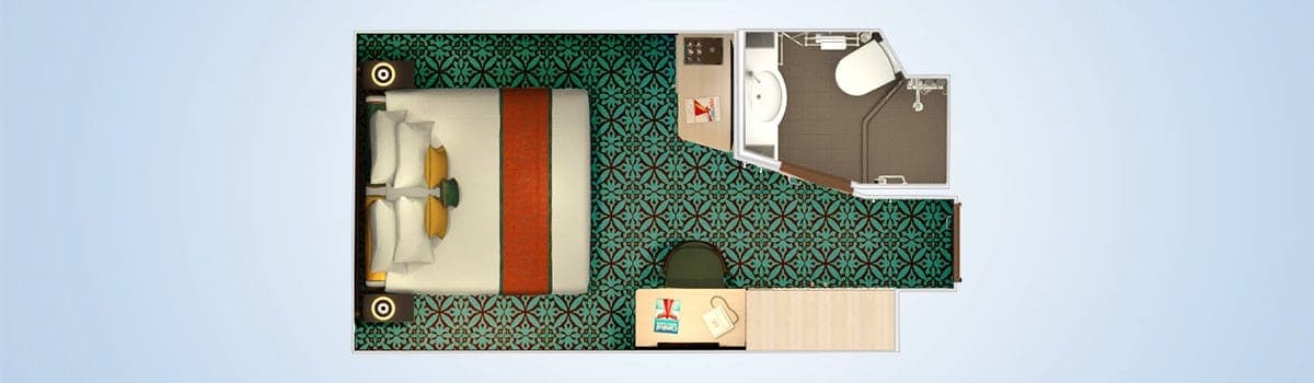 Havana Interior floor plan, Carnival Vista