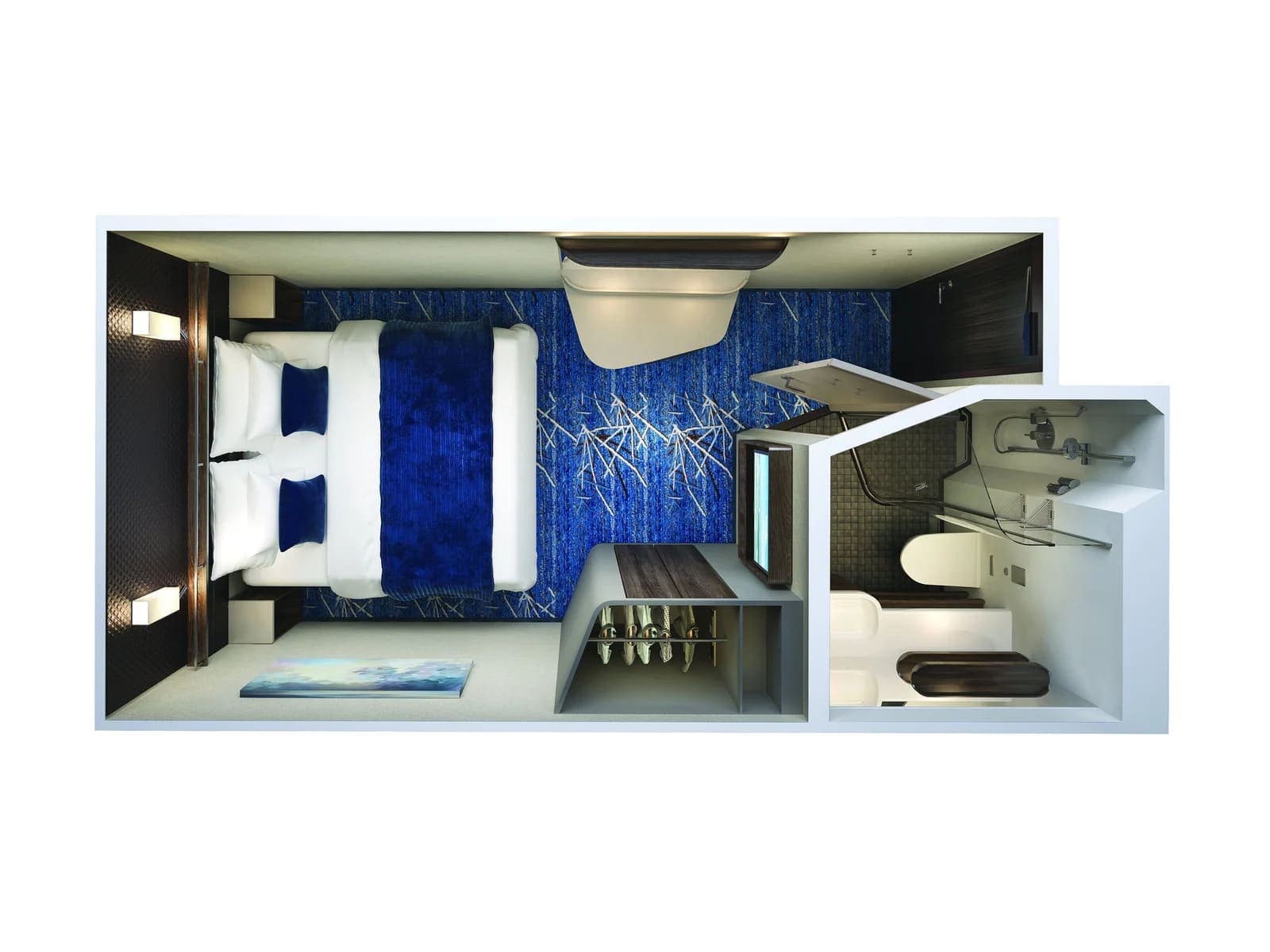 Family Inside floor plan, Norwegian Bliss