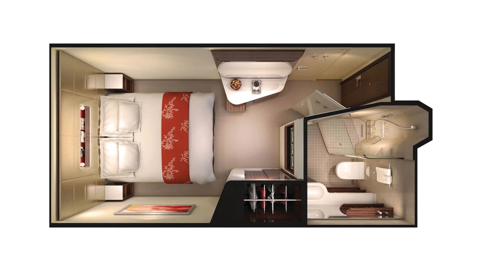 Family Inside floor plan, Norwegian Getaway