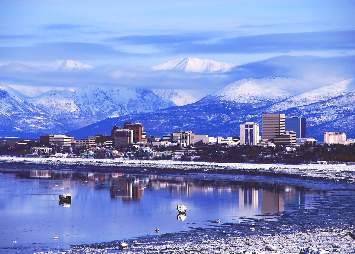 Say farewell Anchorage, Alaska, USA