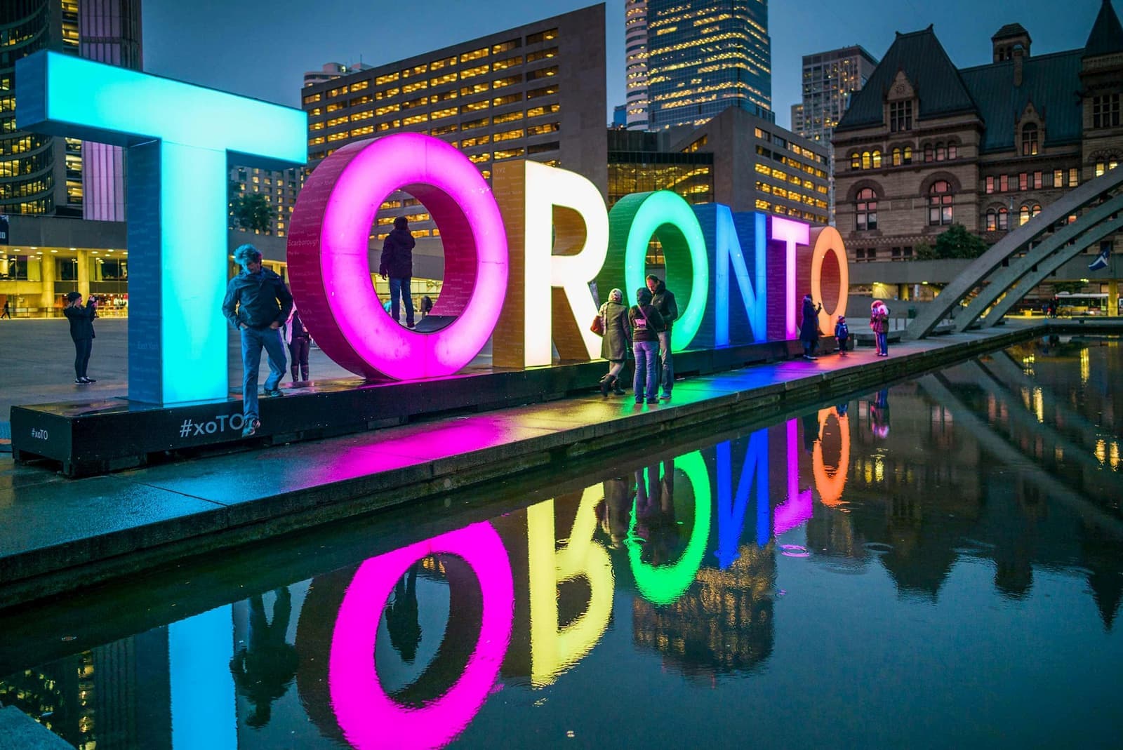 Sign in Toronto, Canada