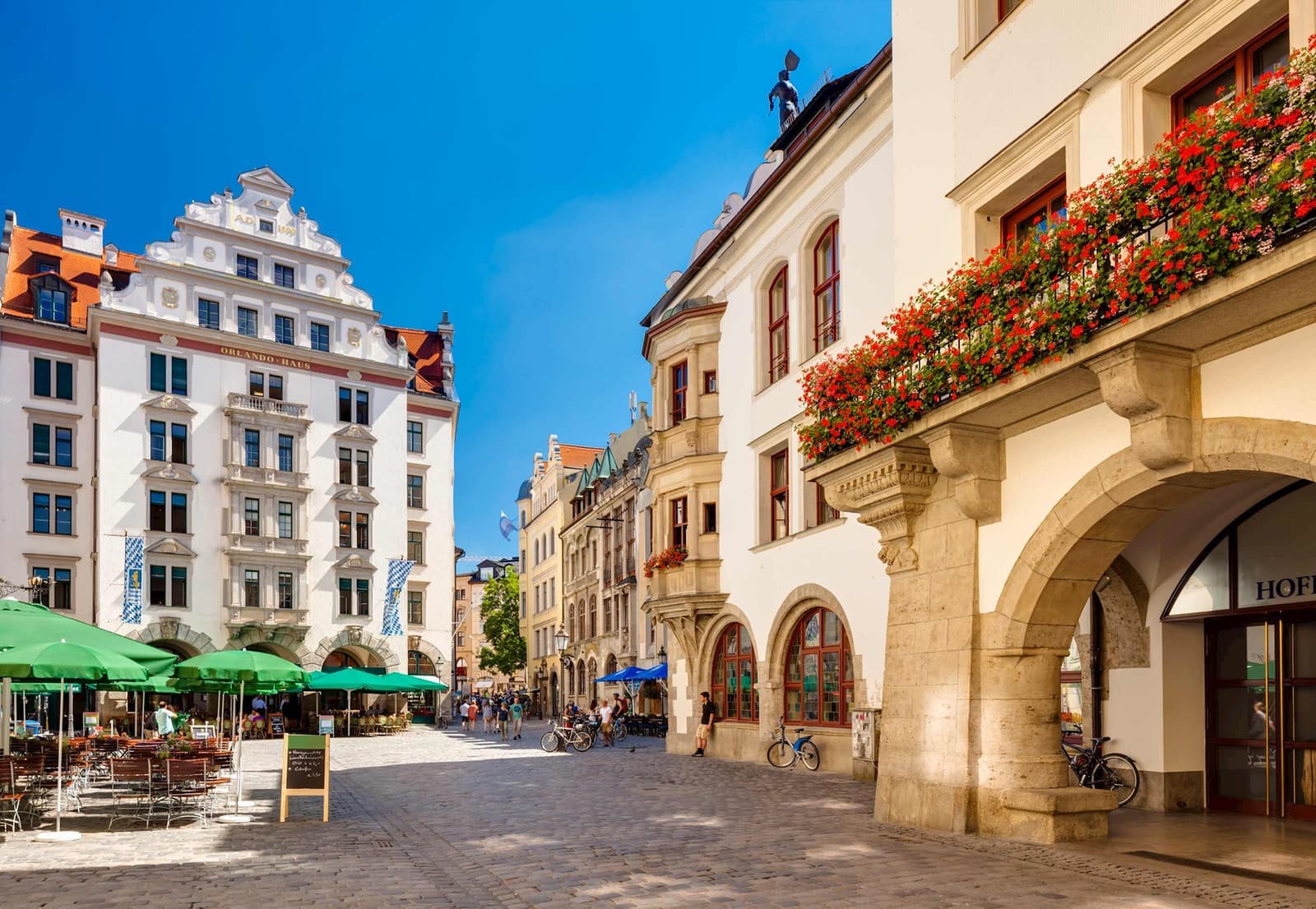 Platzl Square in Munich, Germany