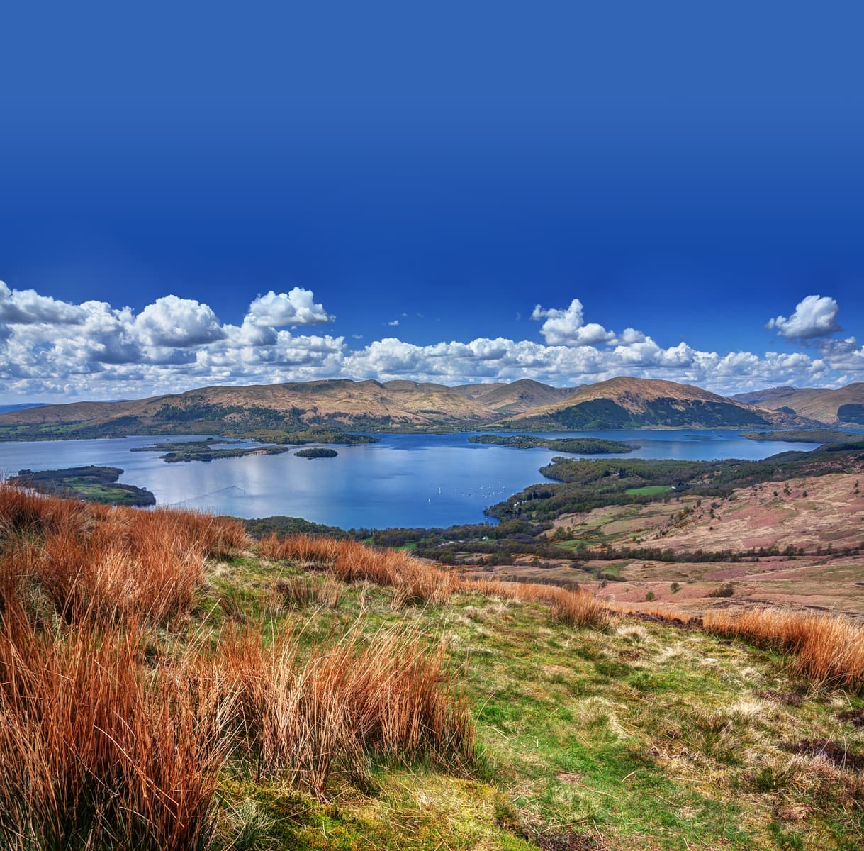 Beautiful natural landscape, Loch Lomond, Scotland
