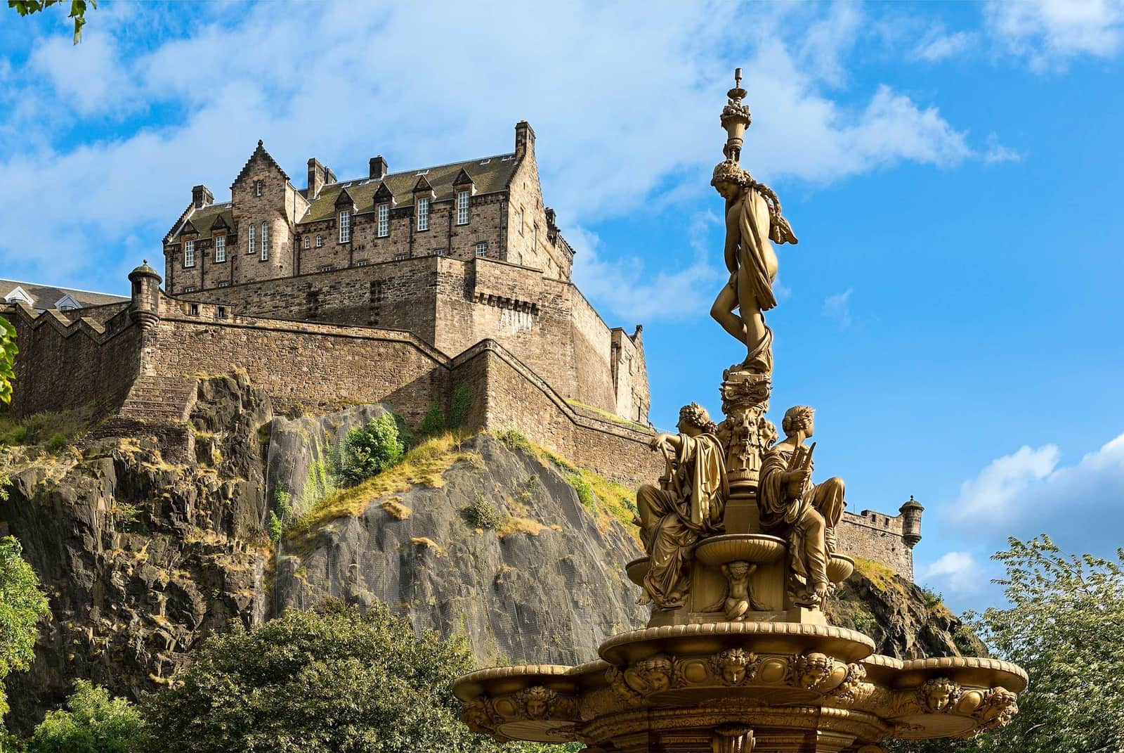 View of Edinburgh Castle, Scotland
