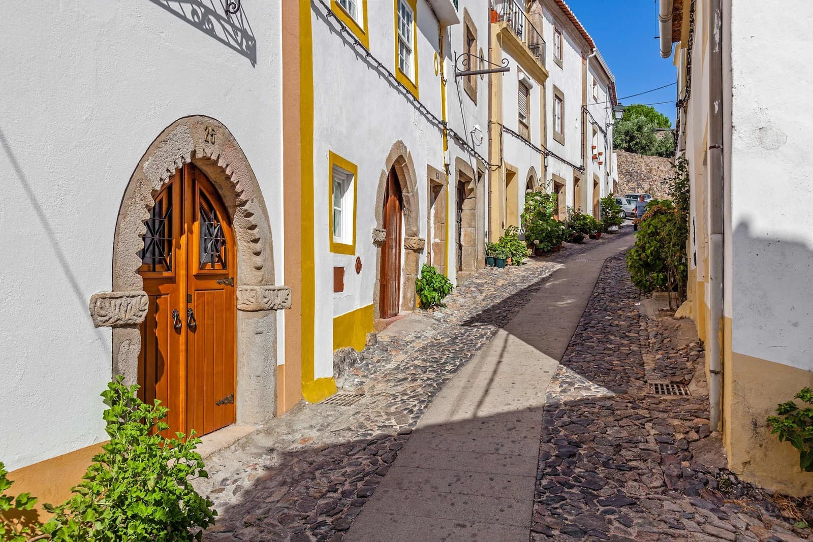 Street of Castelo de Vide in Alentejo, Portugal