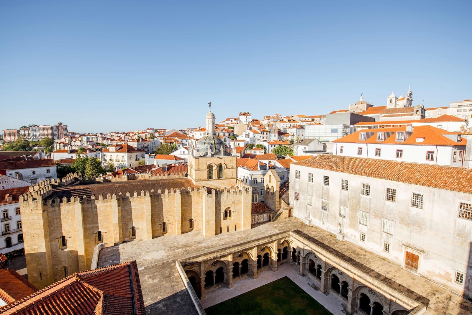 A view of the city of Coimbra, Portugal