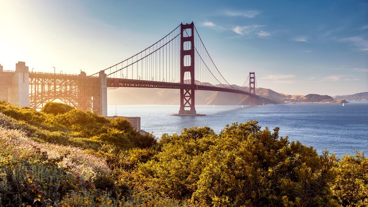 Farewell Golden Gate Bridge, San Francisco, California, USA
