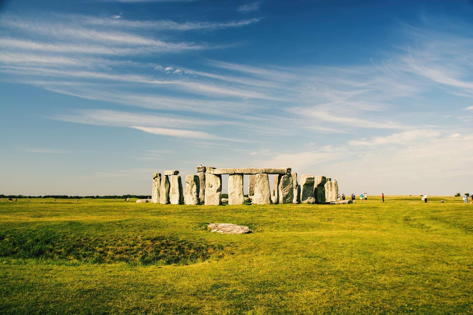 A view of Stonehenge in England