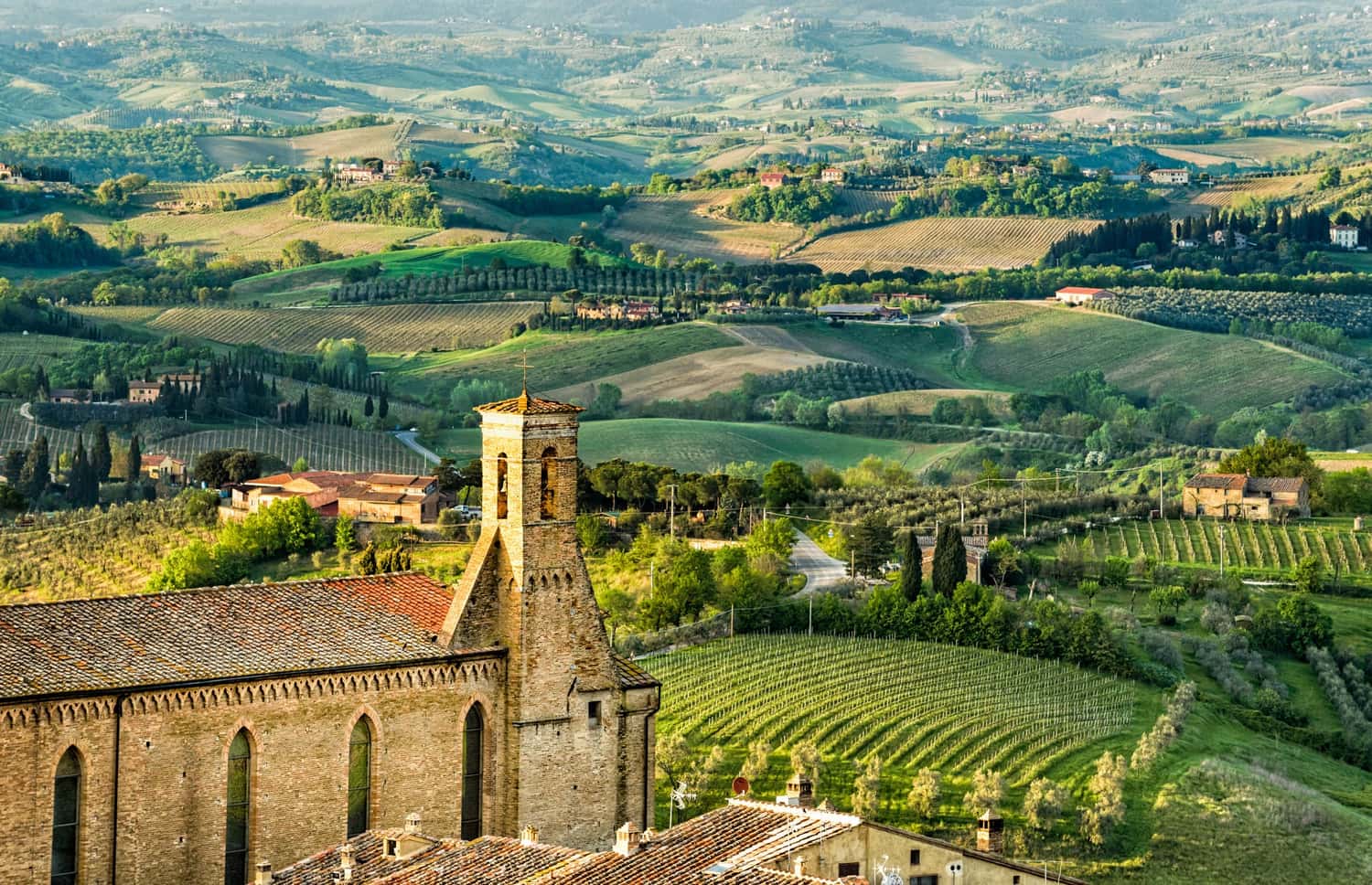 Scenic views of San Gimignano, Italy