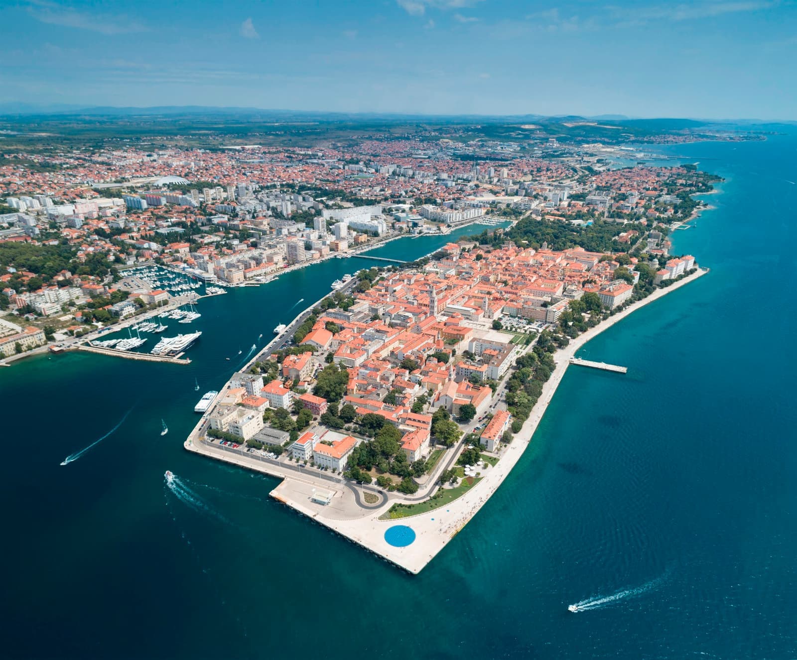 Explore Zadar Aerial View Croatia