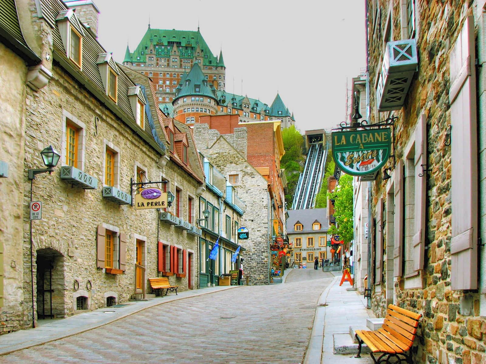 Chateau Frontenac in Old Quebec City, Canada