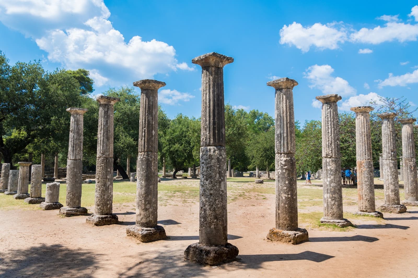 The Gymnasium at the Archaeological site of Olympia, Greece