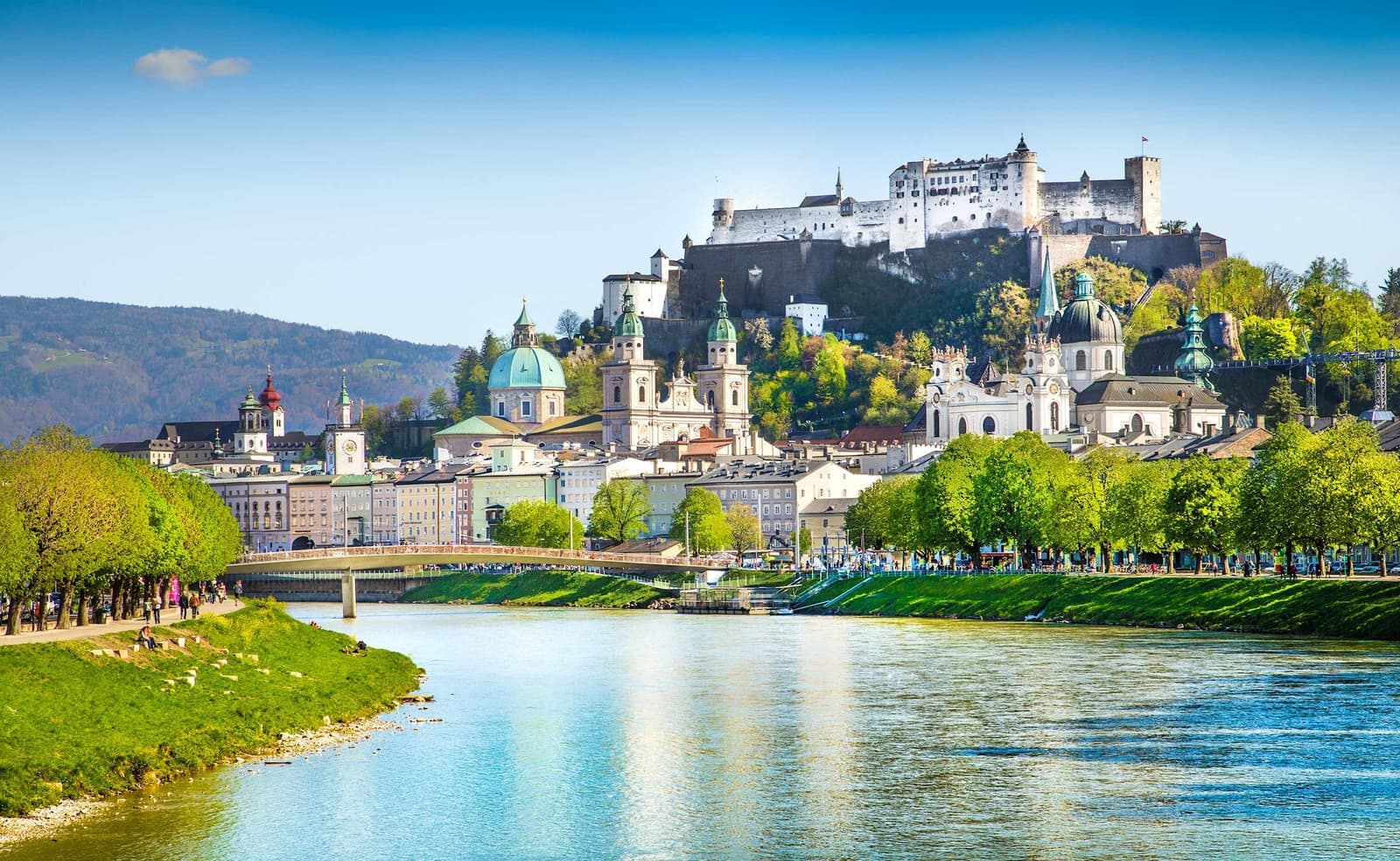 A scenic view of Salzburg, Austria