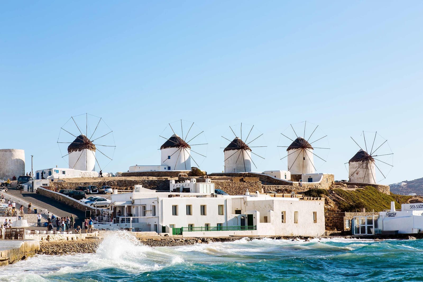 The windmills of Mykonos, Greece