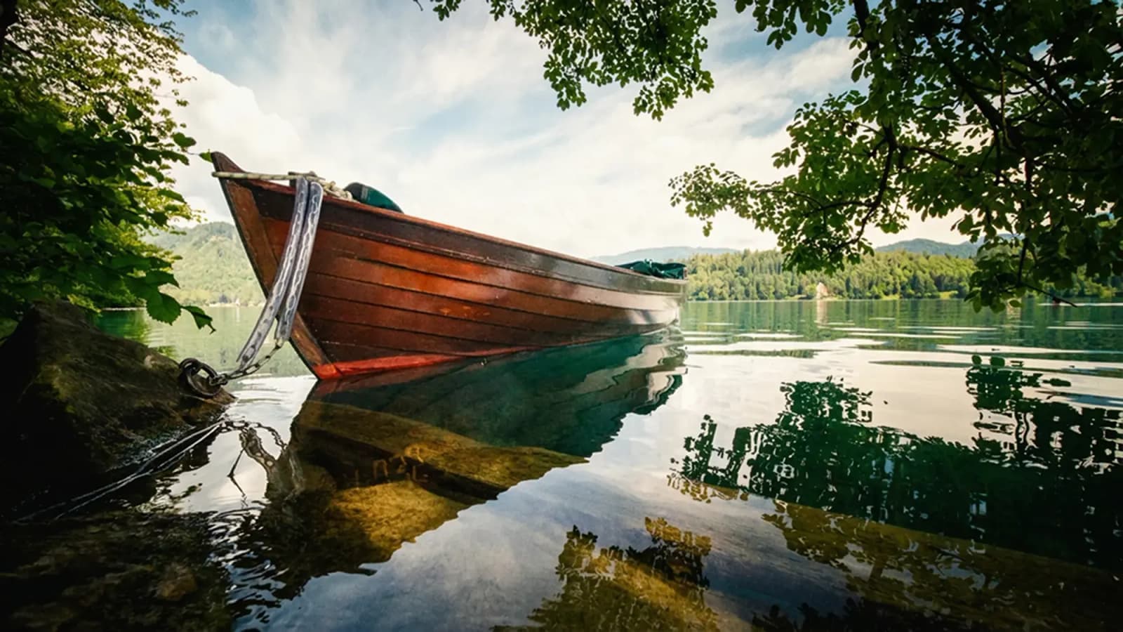 Day Hero, Row Boat on Lake Bled, Slovenia