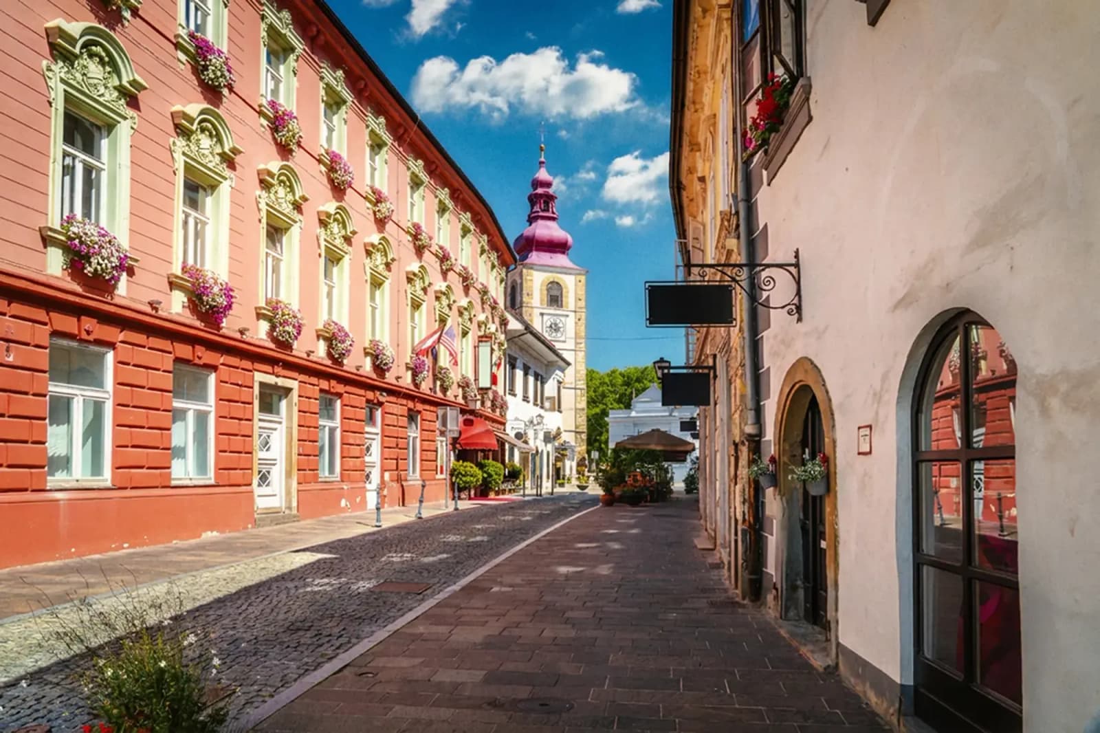 Day Hero, the Historic Centre in Ptuj, Slovenia