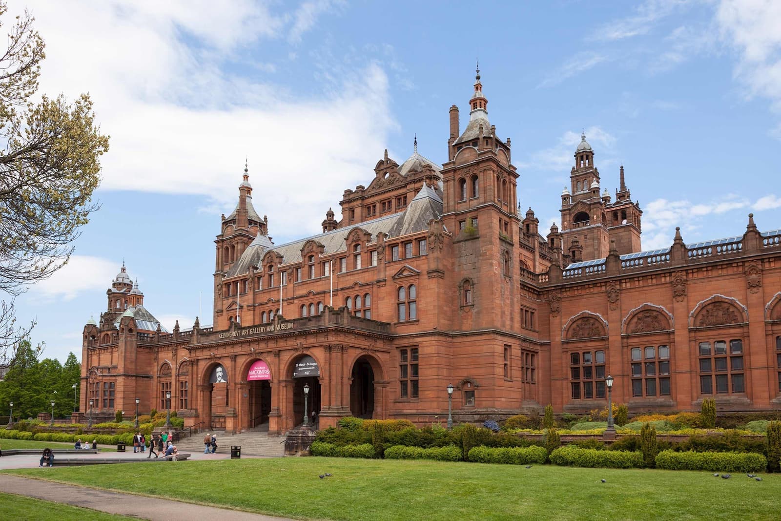 The Kelvingrove Art Gallery and Museum in Glasgow, Scotland