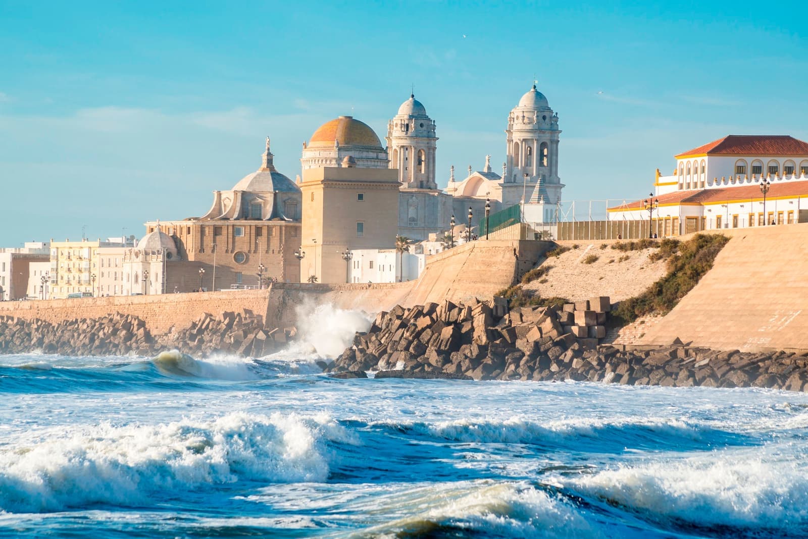 A coastal view of Cádiz, Spain