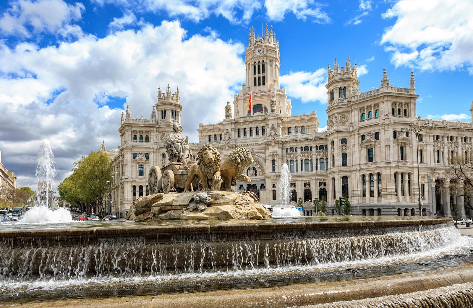 The Cibeles Fountain in Madrid, Spain