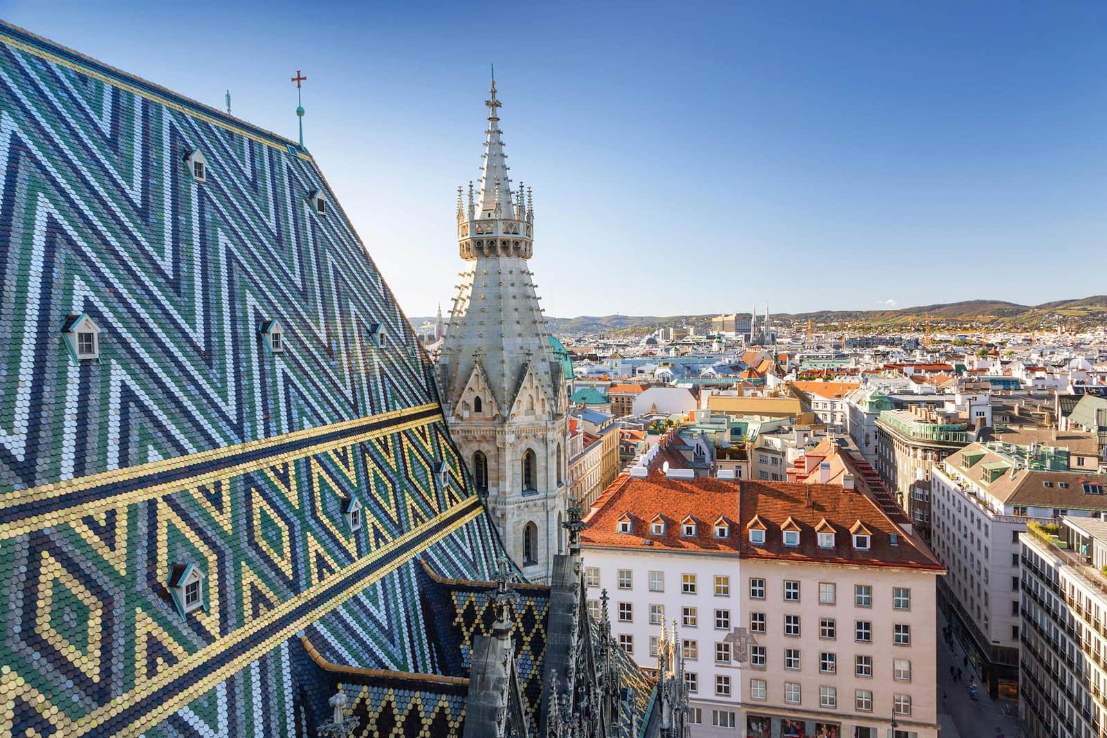 A view of St. Stephen's Cathedral in Vienna, Austria