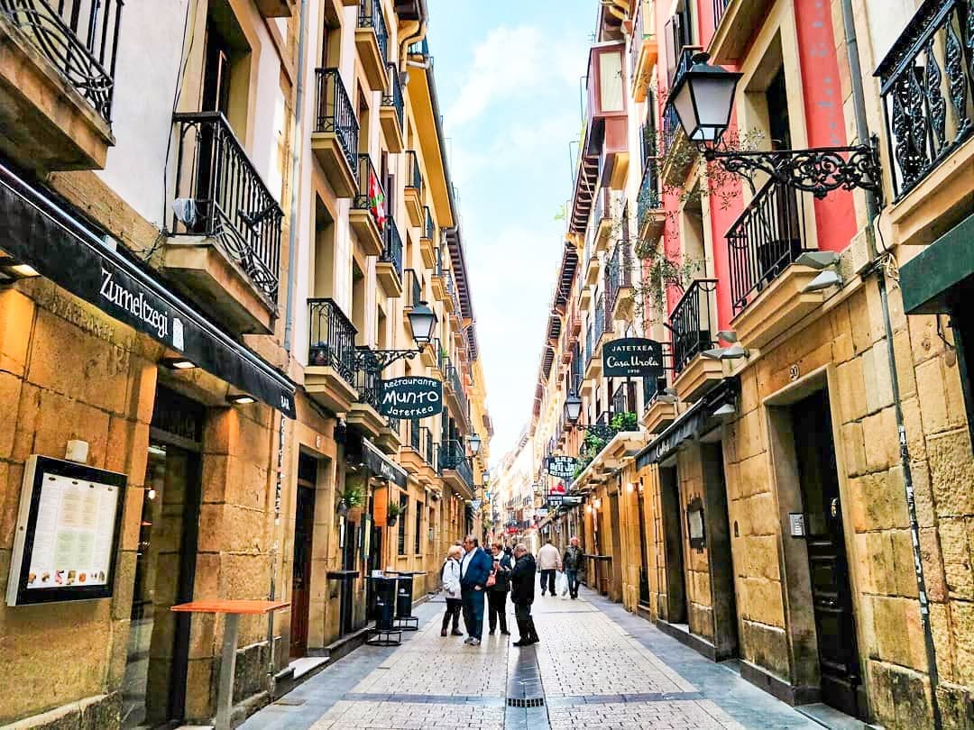 The streets of San Sebastion, Spain