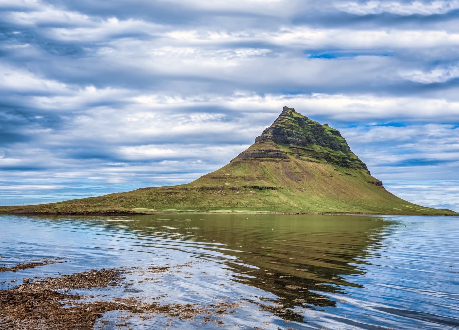 Kirkjufell in Snaefellnes, Snaefellsjokull, Iceland