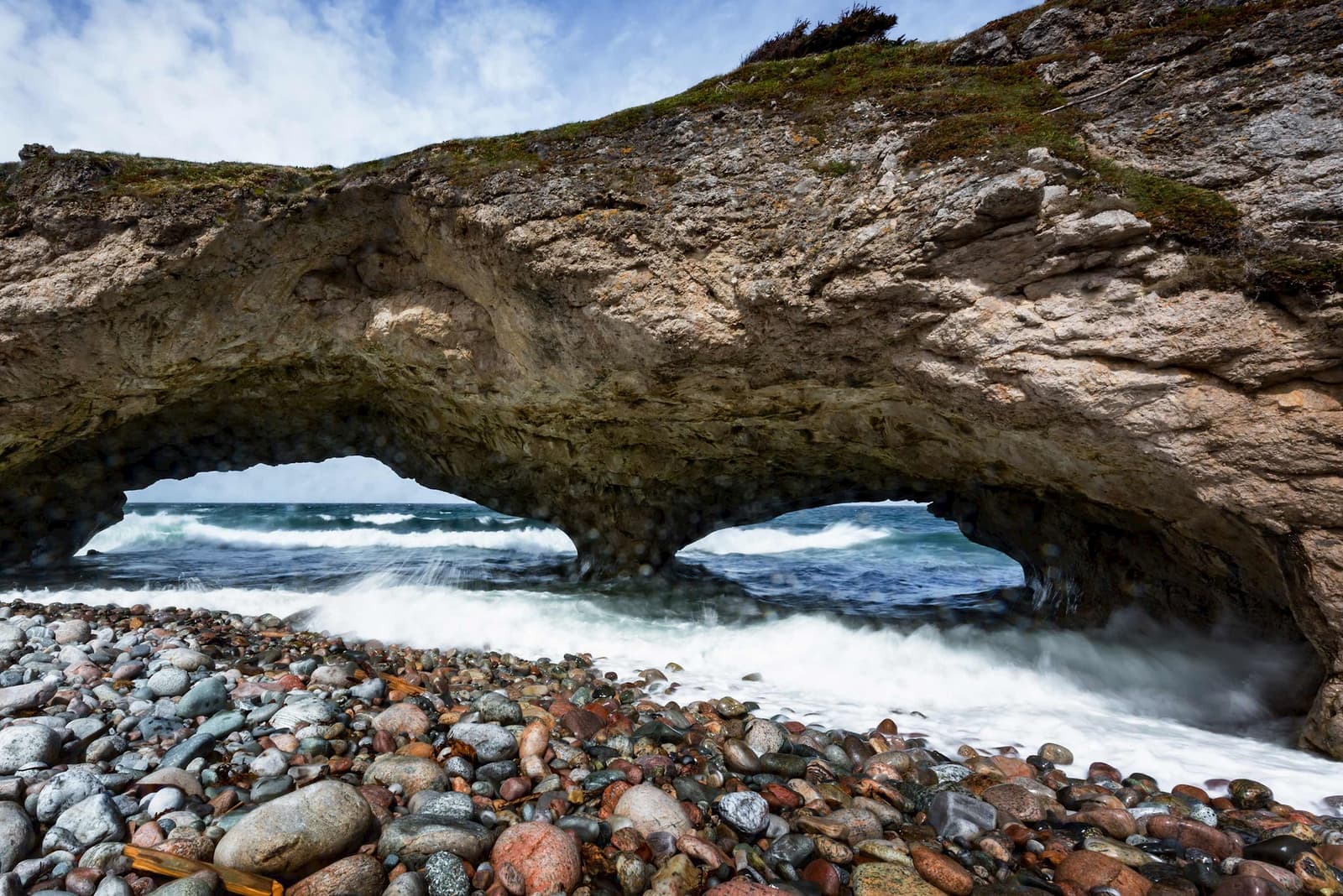 Arches Provincial Park in Newfoundland, Canada