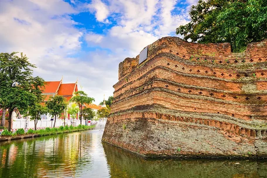 Walk The Old Town Walls Chiang Mai