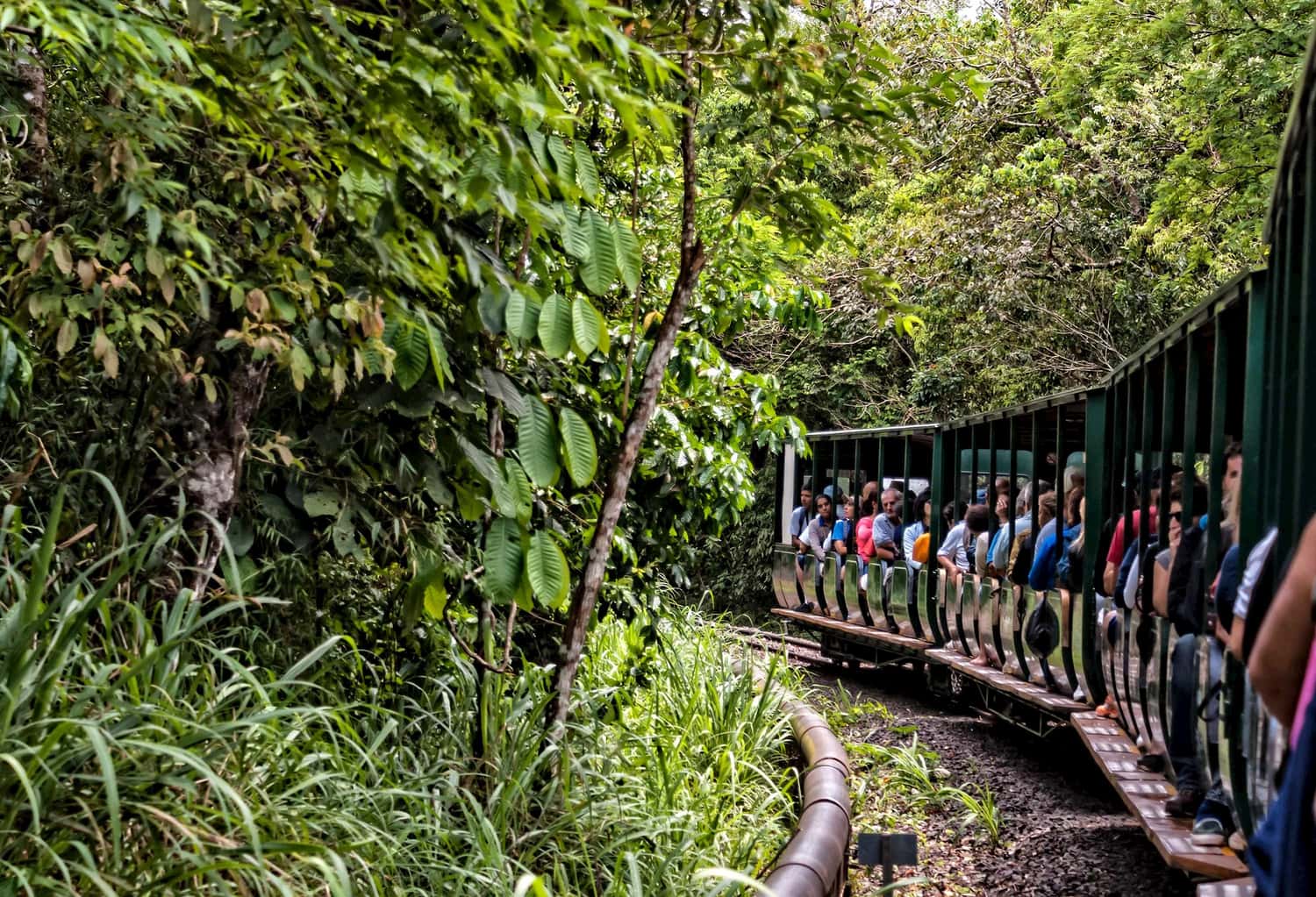 Train in Iguazu National Park, Iguassu Falls, Argentina
