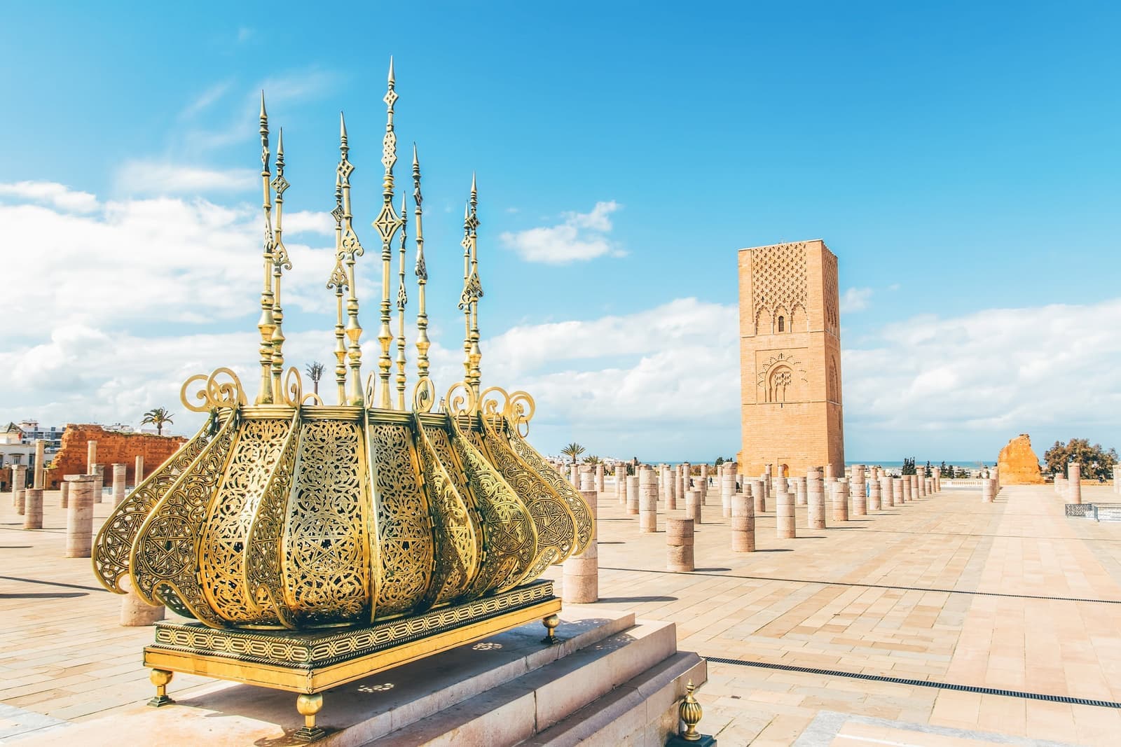 Hassan Tower in Rabat, Moroco