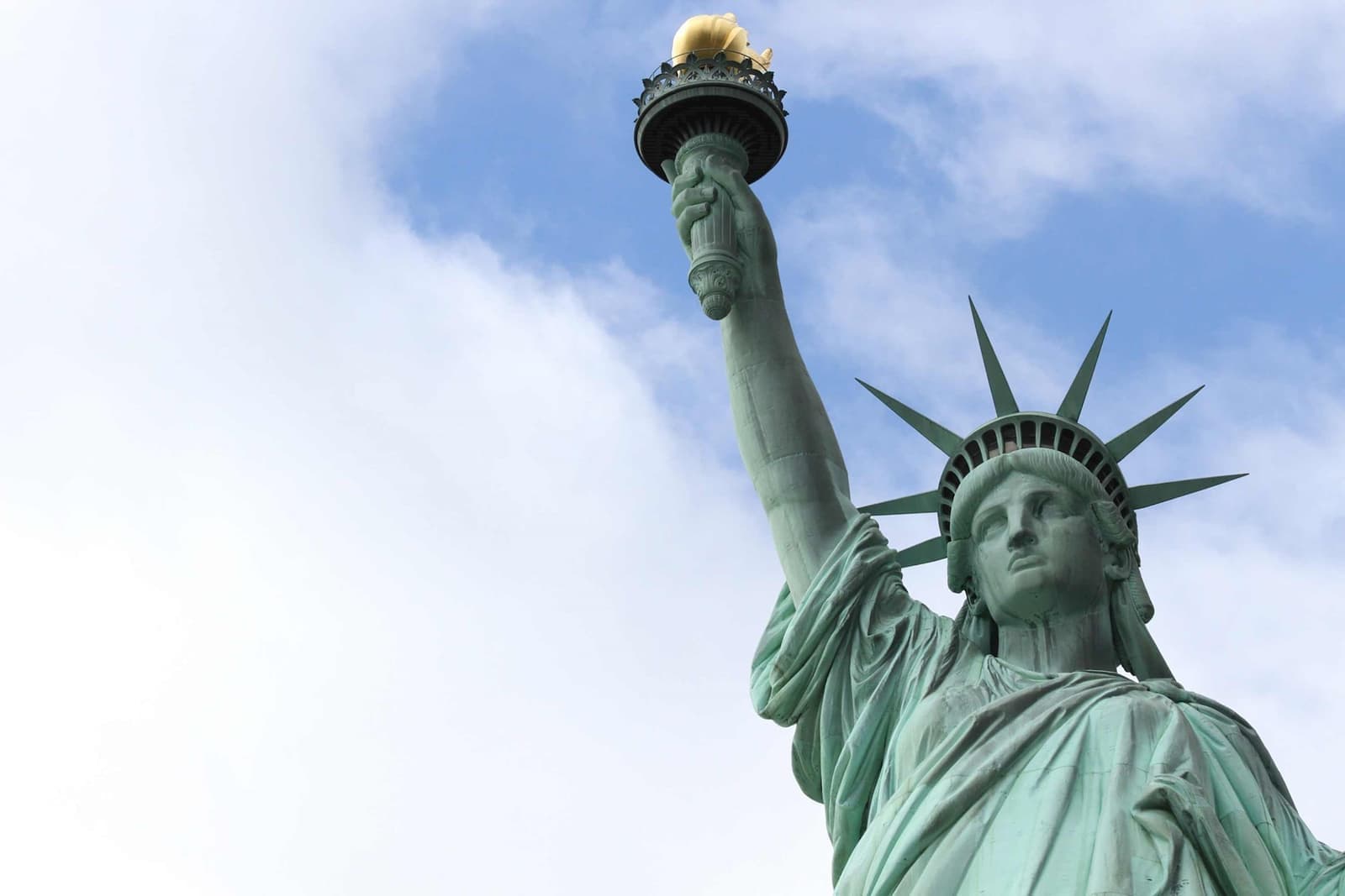 Scenic view of The Statue of Liberty in New York, USA