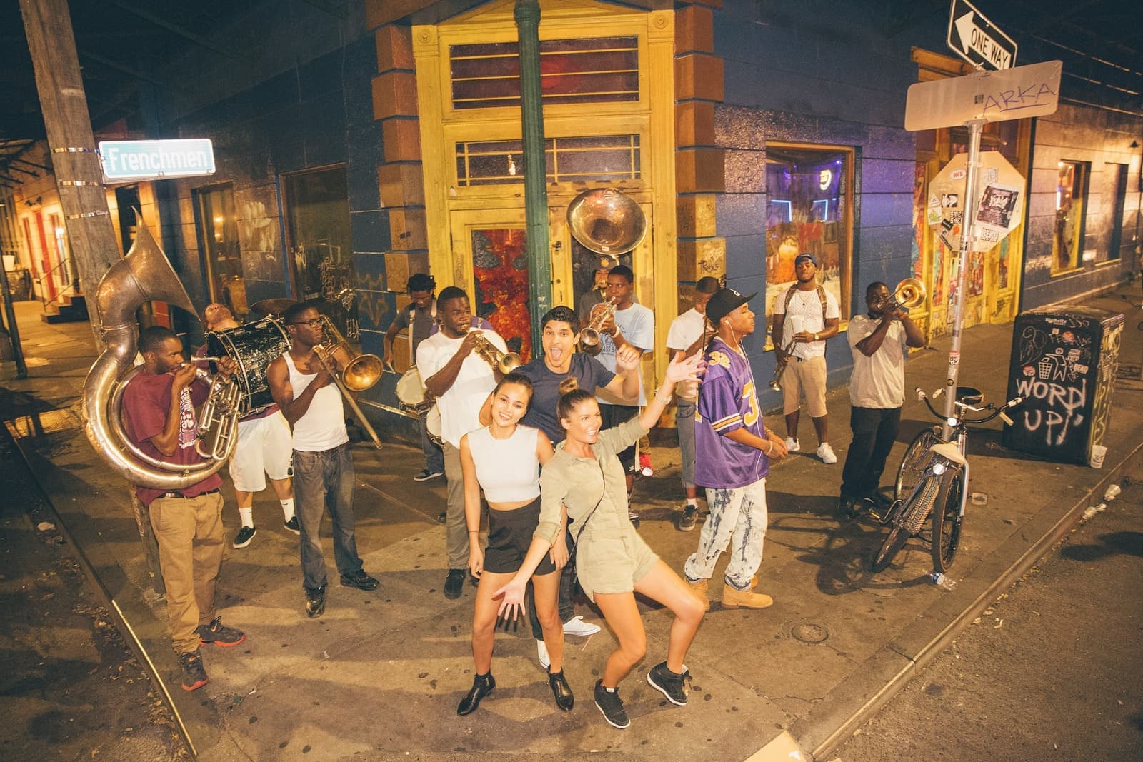 Frenchman Street in New Orleans, USA