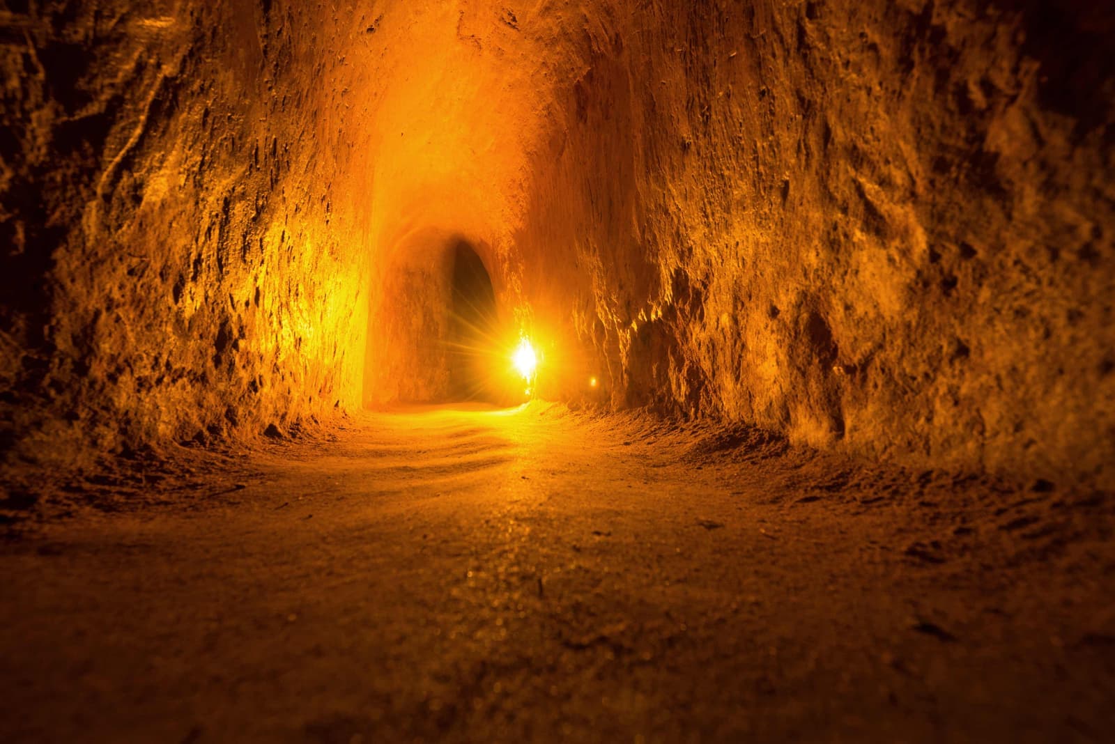 Light in Cu Chi Tunnels, Ho Chi Mihn, Vietnam