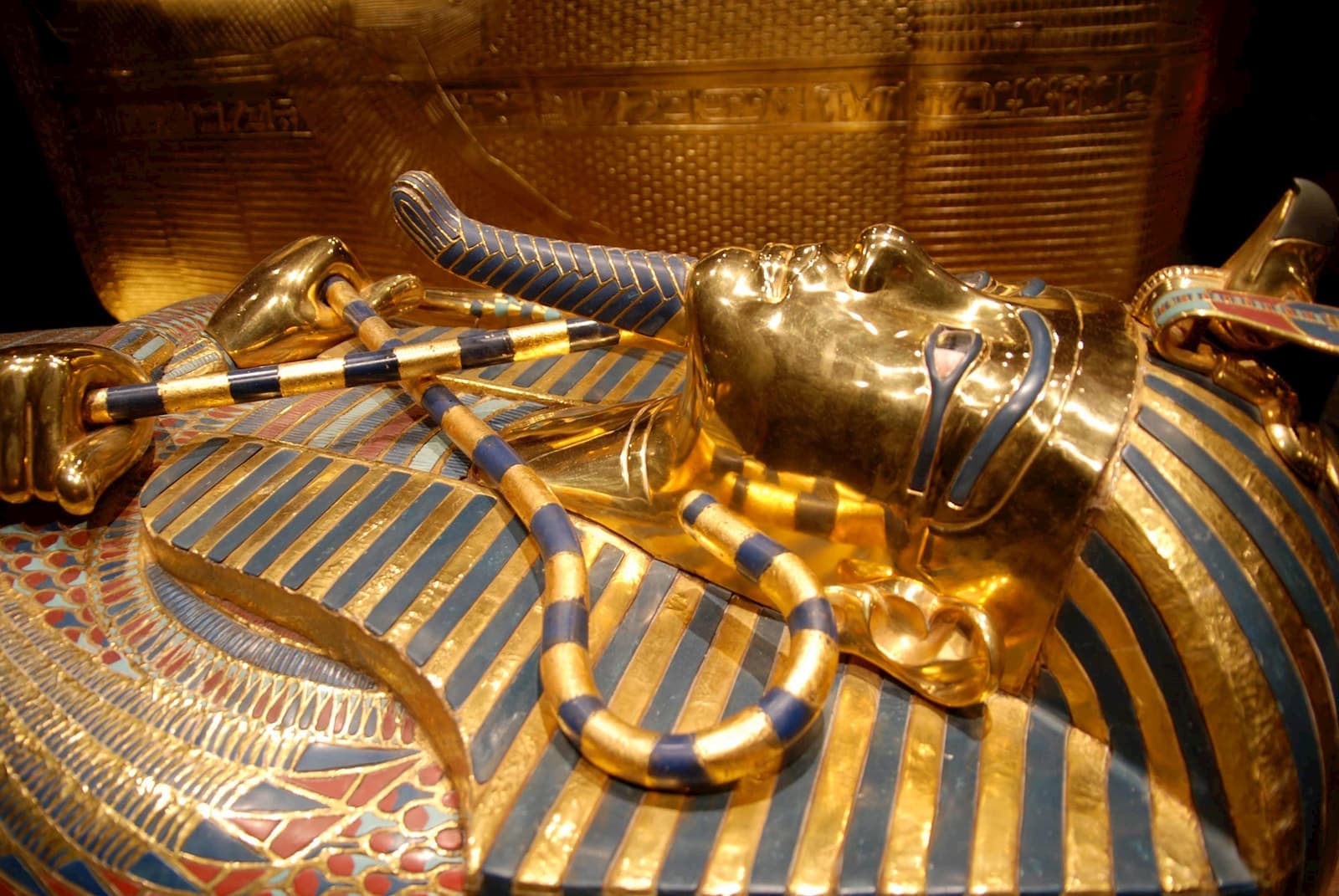 Tutankhamun Mask Museum in Cairo, Egypt