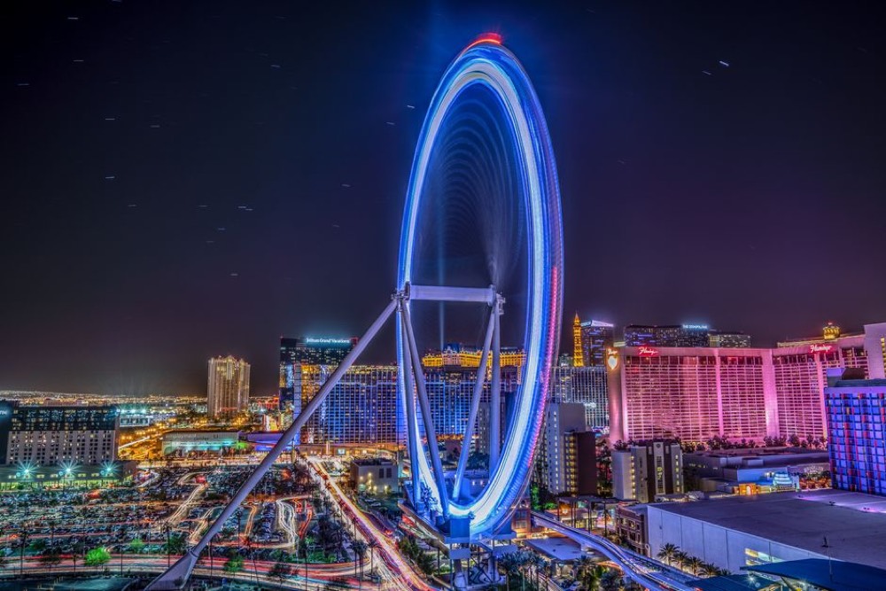 Sphere and the Strip skyline