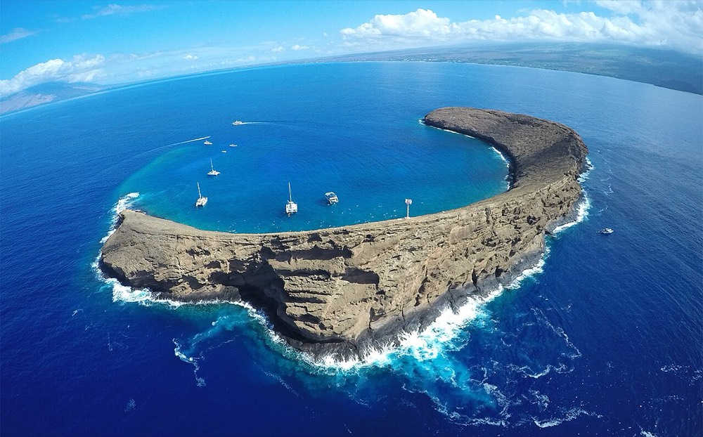 Molokini Crater by boat